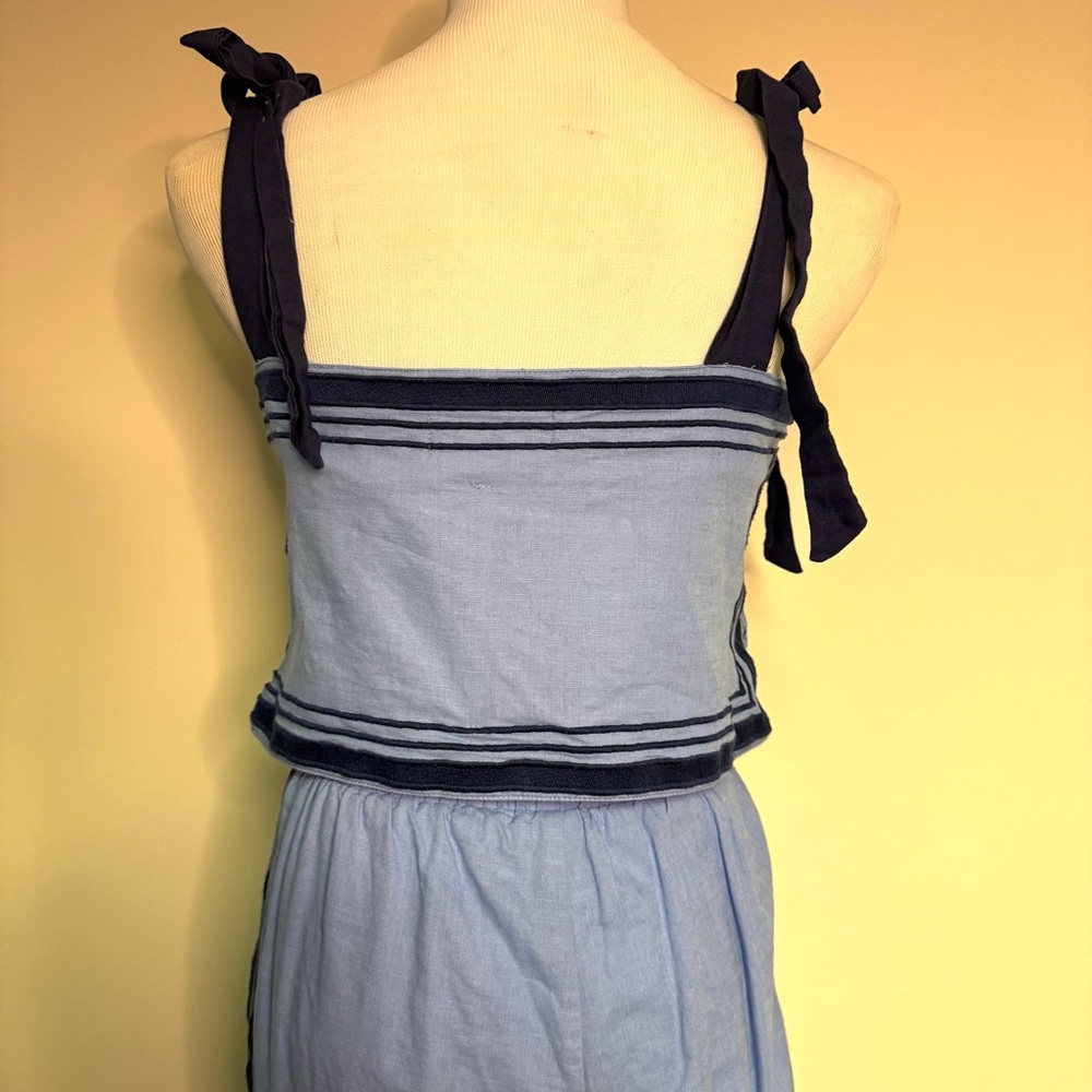 Pant Store Blue Sleeveless shirt and pant set - Picture 5 of 11